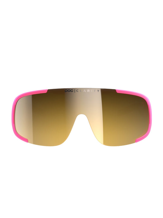 Załaduj obraz do przeglądarki galerii, Okulary rowerowe POC Aspire - Fluo. Pink/Ur. Black Transl. | Clarity Road Gold Mirror cat.3