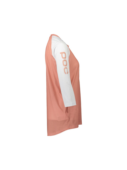 Załaduj obraz do przeglądarki galerii, Koszulka rowerowa POC W's MTB Pure 3/4 Jersey - Rock Salt/Hydr. White