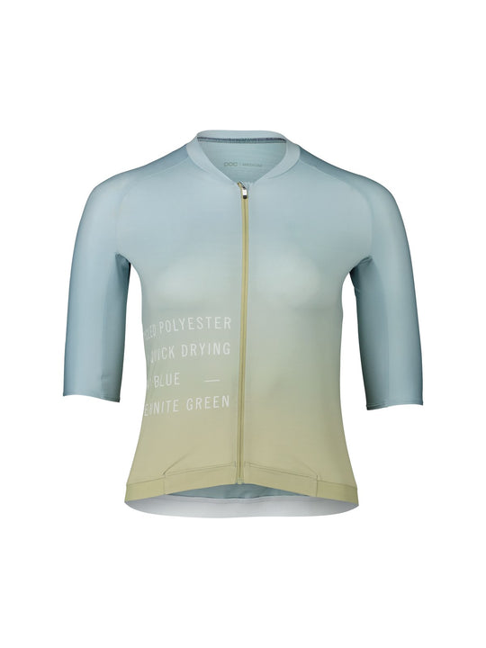 Załaduj obraz do przeglądarki galerii, Koszulka rowerowa POC W's Pristine Print Jersey blue - Gradient Mineral Blue