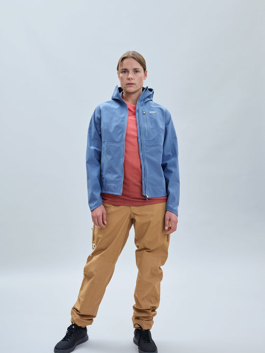 Załaduj obraz do przeglądarki galerii, Kurtka rowerowa POC W's Motion Rain Jacket - Calcite Blue