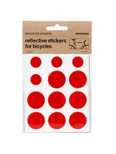 Załaduj obraz do przeglądarki galerii, Naklejki odblaskowe BOOKMAN Reflective Stickers czerwony