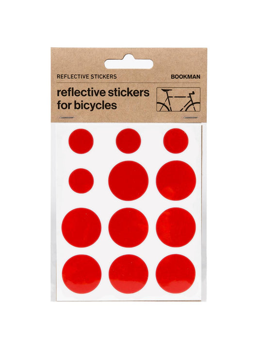 Załaduj obraz do przeglądarki galerii, Naklejki odblaskowe BOOKMAN Reflective Stickers czerwony