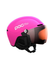 Załaduj obraz do przeglądarki galerii, Kask narciarski POCito Obex Visor różowy - Fluo. Pink/Clarity POCito/Partly Sunny/Light Orange
