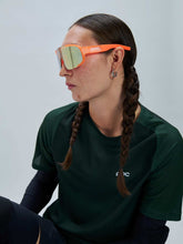 Załaduj obraz do przeglądarki galerii, Okulary rowerowe POC Aspire - Fluo. Orange Translucent/Clarity Road/Partly Sunny Gold