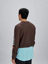 Załaduj obraz do przeglądarki galerii, Koszulka rowerowa POC M's Motion Air L/S Jersey - Bron. Brown/Lazurite Blue