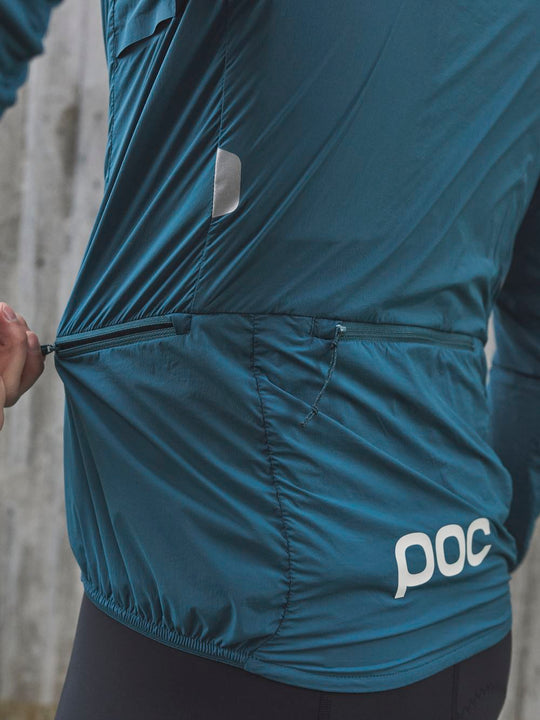 Załaduj obraz do przeglądarki galerii, Kurtka rowerowa POC PRO THERMAL Jacket - Dioptase Blue