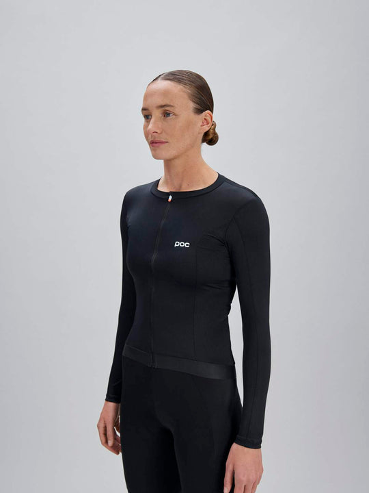 Załaduj obraz do przeglądarki galerii, Koszulka rowerowa POC W's Cadence L/S Jersey - Ur. Black