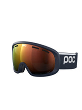 Załaduj obraz do przeglądarki galerii, Gogle narciarskie POC Fovea Mid Wide Fit - Apatite Navy/Pt. Sunny Orange