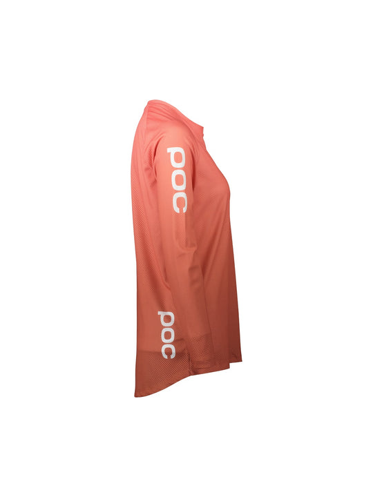 Załaduj obraz do przeglądarki galerii, Koszulka rowerowa POC W's Essential MTB Lite LS Jersey - Gradient Ammolite Coral