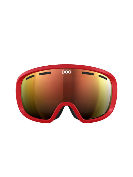Załaduj obraz do przeglądarki galerii, Gogle narciarskie POC Fovea - Pris. Red/Pt. Sunny Orange