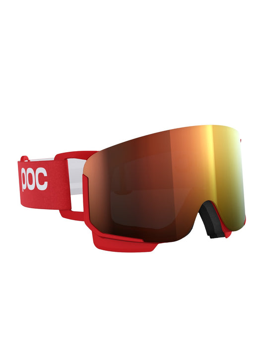 Załaduj obraz do przeglądarki galerii, Gogle narciarskie POC Nexal - Pris. Red/Pt. Sunny Orange