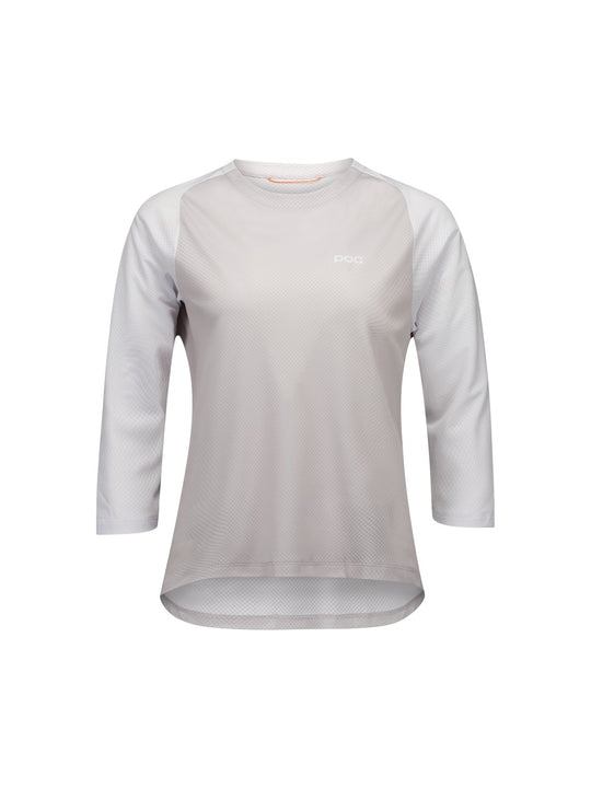 Załaduj obraz do przeglądarki galerii, Koszulka rowerowa damska POC W's Motion Air 3/4 Jersey szara