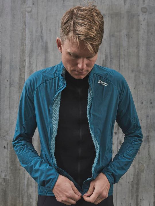 Załaduj obraz do przeglądarki galerii, Kurtka rowerowa POC PRO THERMAL Jacket - Dioptase Blue