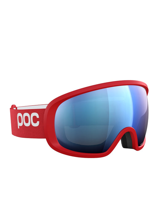 Załaduj obraz do przeglądarki galerii, Gogle narciarskie POC Fovea Wide Fit - Pris. Red/Pt. Sunny Blue