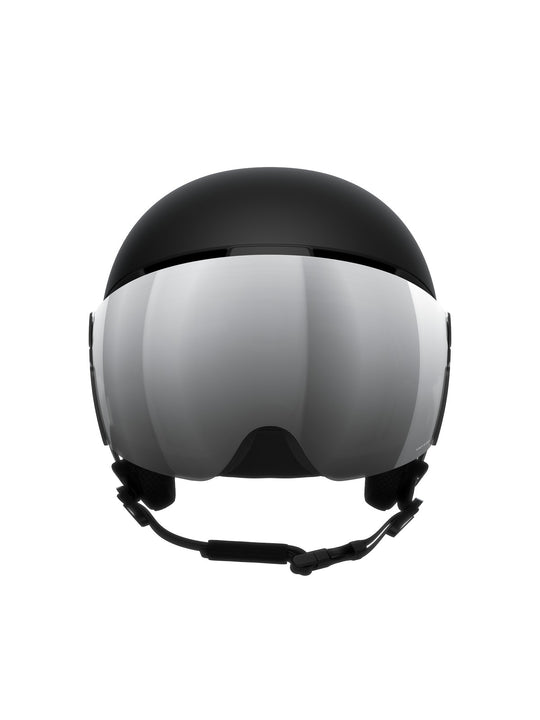 Załaduj obraz do przeglądarki galerii, Kask narciarski POC Obex Visor - Uran. Black Matt/Clarity Universal/Partly Sunny/Silver