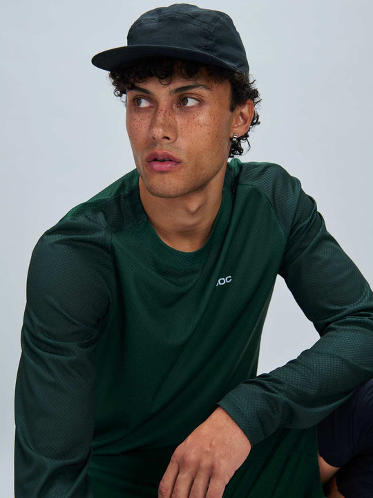 Załaduj obraz do przeglądarki galerii, Koszulka rowerowa POC M's Motion Air L/S Jersey - Parg. Green