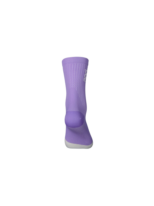 Załaduj obraz do przeglądarki galerii, Skarpety rowerowe POC Flair Sock Mid - Purple Amethyst/Hydr. White