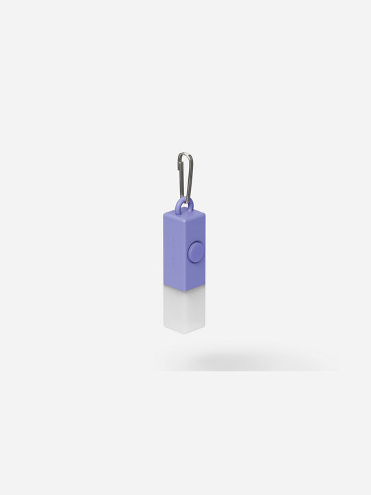 Załaduj obraz do przeglądarki galerii, Lampka rowerowa BOOKMAN Lightstick lawendowy