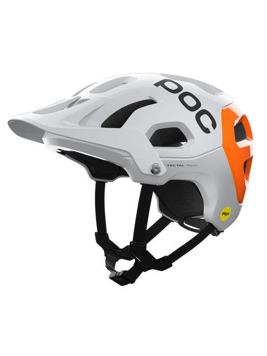 Załaduj obraz do przeglądarki galerii, Kask rowerowy POC TECTAL RACE MIPS NFC - Hydr. White/Fluo. Orange Avip