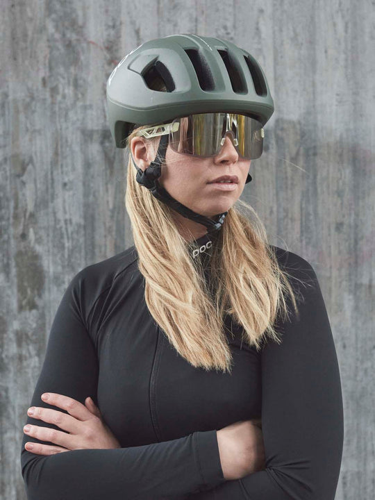 Załaduj obraz do przeglądarki galerii, Okulary POC ELICIT - Lemon Calcite Translucent - Clarity ROAD-Violet/Silvermirror Cat 3