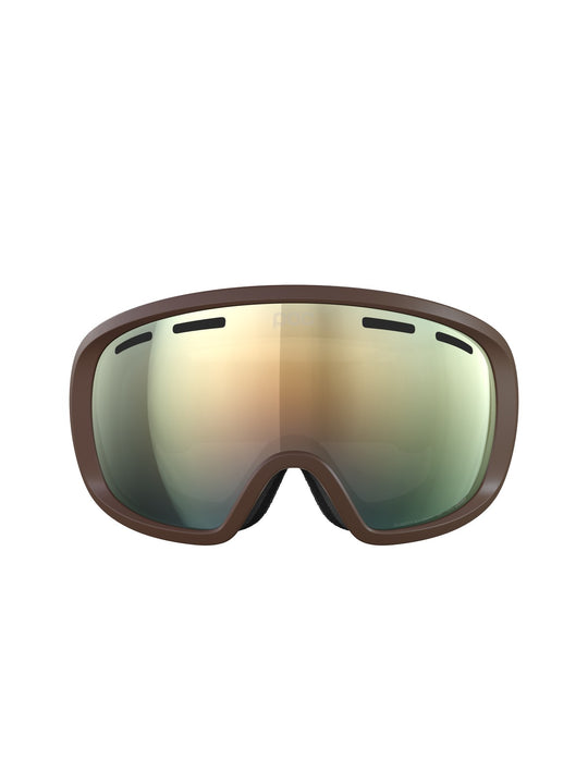 Załaduj obraz do przeglądarki galerii, Gogle narciarskie POC Fovea WF - Bronzite Brown/Sunny Cool Gold