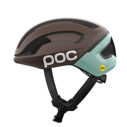Załaduj obraz do przeglądarki galerii, Kask rowerowy POC Omne Air Wide Fit MIPS - Bron. Brown Matt/Lazurite Blue Matt