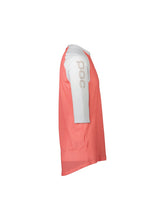 Załaduj obraz do przeglądarki galerii, Koszulka rowerowa POC MTB Pure 3/4 Jersey - Ammolite Coral/Hydr. White