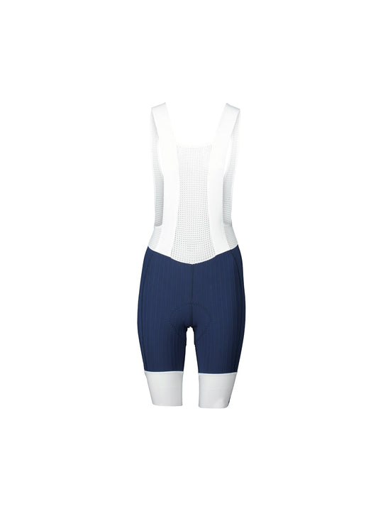 Załaduj obraz do przeglądarki galerii, Spodenki rowerowe POC W's Raceday Bibshorts - Turmaline Navy/Hydr. White