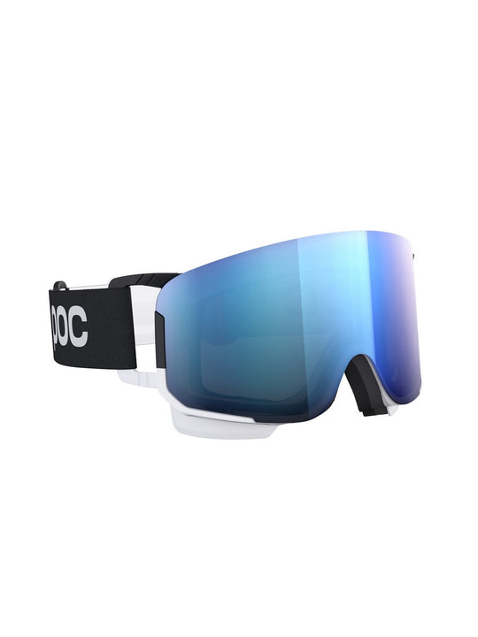 Załaduj obraz do przeglądarki galerii, Gogle narciarskie POC Nexal Mid Clarity Comp + - Uran. Black/Hyd. White/Spektris Blue Cat 2