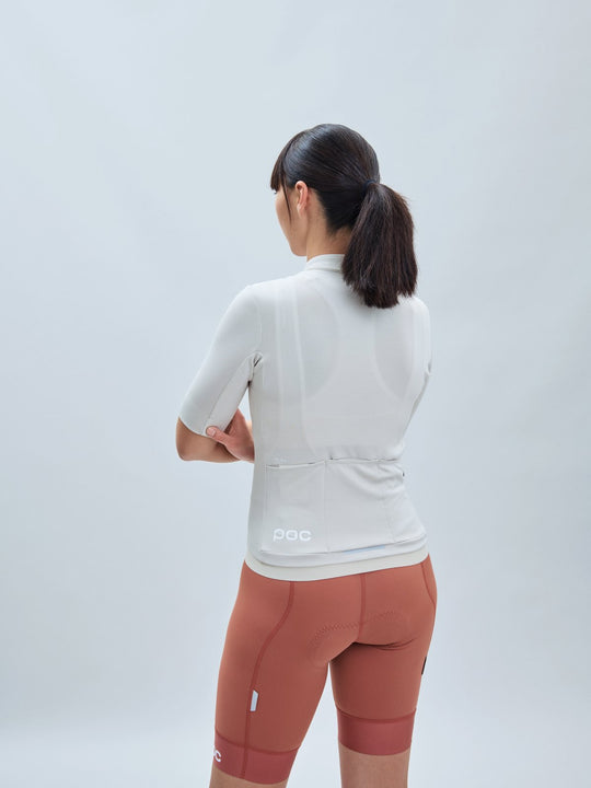 Załaduj obraz do przeglądarki galerii, Koszulka rowerowa POC W's Thermal Lite Jersey - Light Sandstone Beige