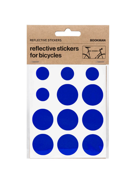 Załaduj obraz do przeglądarki galerii, Naklejki odblaskowe BOOKMAN Reflective Stickers niebieski