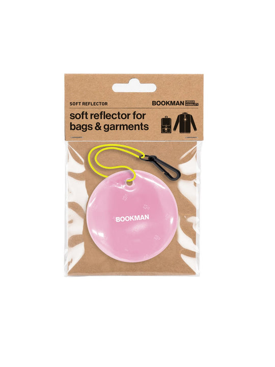 Załaduj obraz do przeglądarki galerii, Zawieszka odblaskowa BOOKMAN Hanging Reflector Circle różowy