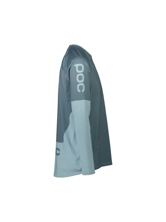 Załaduj obraz do przeglądarki galerii, Koszulka rowerowa POC M's Essential MTB LS Jersey blue - Calcite Blue
