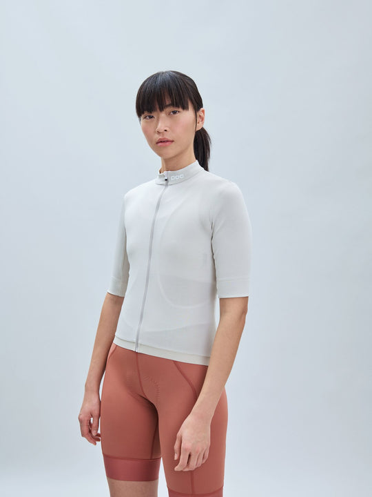 Załaduj obraz do przeglądarki galerii, Koszulka rowerowa POC W's Thermal Lite Jersey - Light Sandstone Beige