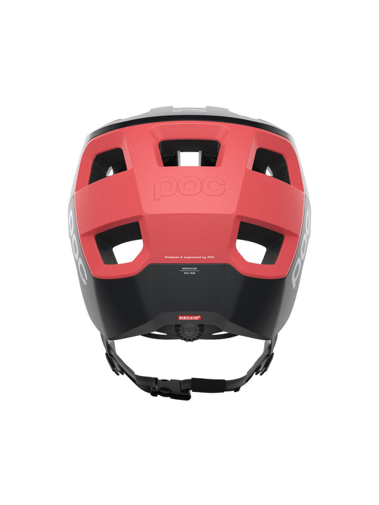 Załaduj obraz do przeglądarki galerii, Kask rowerowy POC Kortal - Uran. Black/Ammolite Coral Matt