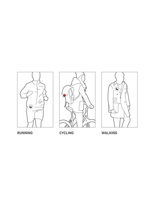 Załaduj obraz do przeglądarki galerii, Lampka rowerowa BOOKMAN Eclipse czarny