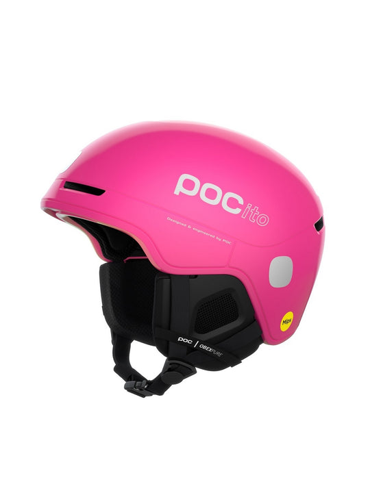 Załaduj obraz do przeglądarki galerii, Kask narciarski dla dzieci POCito Obex MIPS - Fluo. Pink