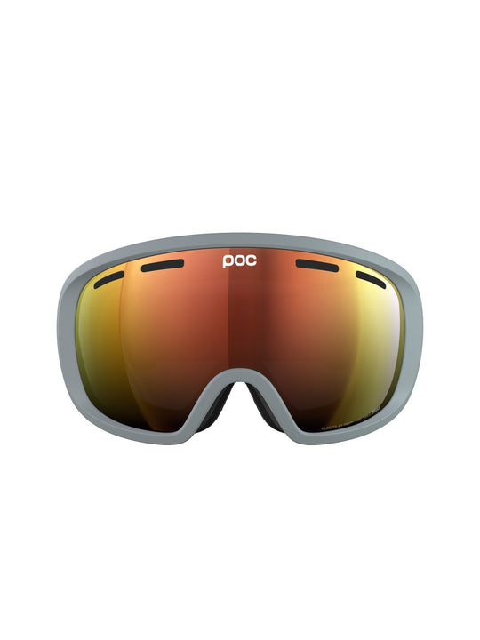Załaduj obraz do przeglądarki galerii, Gogle narciarskie POC Fovea Wide Fit - Granite Grey/Partly Sunny Orange