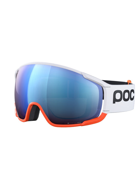 Załaduj obraz do przeglądarki galerii, Gogle narciarskie POC Zonula Clarity Comp/Spektris Blue Cat 2 - Hyd. White/Fluo. Orange