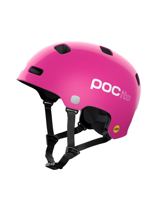Załaduj obraz do przeglądarki galerii, Kask rowerowy POCITO CRANE MIPS - Fluo. Pink