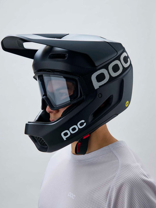 Załaduj obraz do przeglądarki galerii, Kask rowerowy POC Barocon Carbon Uranium Black Matt
