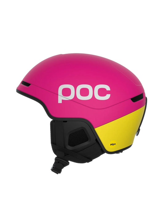 Załaduj obraz do przeglądarki galerii, Kask narciarski POC Obex Contour - Rhos Red Matt/Citrine Yellow Matt