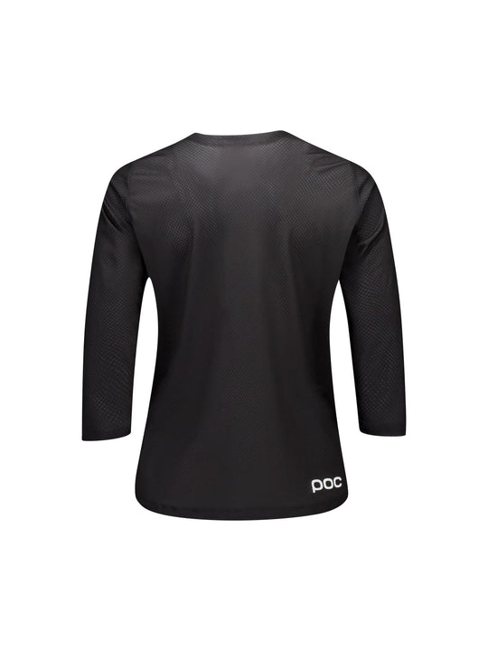 Załaduj obraz do przeglądarki galerii, Koszulka rowerowa damska POC W's Motion Air 3/4 Jersey czarna