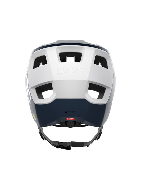 Załaduj obraz do przeglądarki galerii, Kask rowerowy POC Kortal Race MIPS - Apat. Navy Matt/Hyd. White Matt