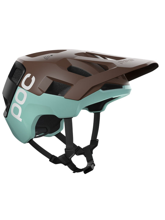 Załaduj obraz do przeglądarki galerii, Kask rowerowy POC Kortal Race MIPS - Bron. Brown Matt/Lazurite Blue Matt