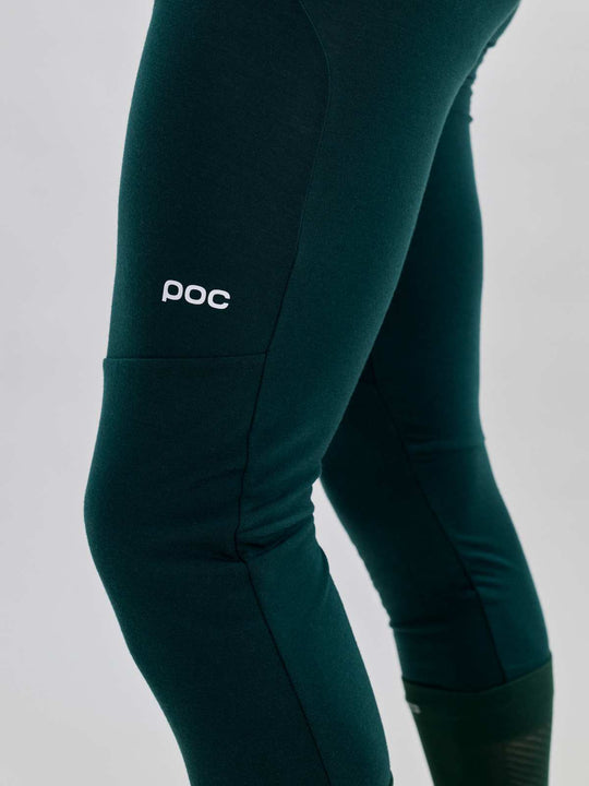 Załaduj obraz do przeglądarki galerii, Legginsy termoaktywne POC M's Layer Merino 3/4 Tights - Pargasite Green