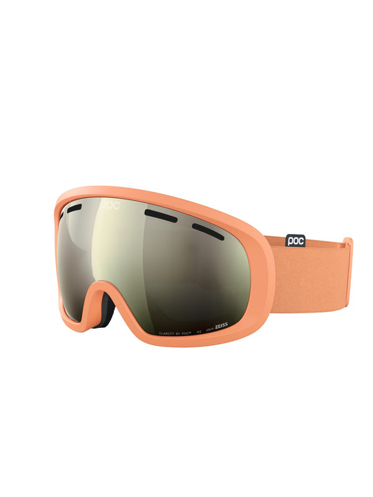 Załaduj obraz do przeglądarki galerii, Gogle narciarskie POC Fovea Mid Wide Fit - Apricot Sunstone/Partly Sunny Ivory