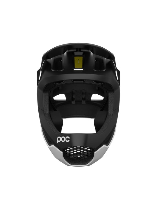 Załaduj obraz do przeglądarki galerii, Kask rowerowy POC OTOCON RACE MIPS - Ur. Black/Hydr. White Matt