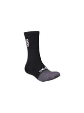 Załaduj obraz do przeglądarki galerii, Skarpety rowerowe POC Flair Sock Mid - Ur. Black/Sylvanite Grey