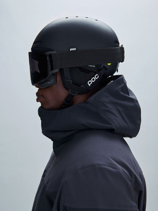 Załaduj obraz do przeglądarki galerii, Kask narciarski POC Calyx - Ura. Black Matt